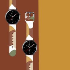 slomart pas moro za samsung galaxy watch 46 mm, silikonski pas, zapestnica za uro, vzorec 4