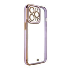 slomart modni ovitek case za samsung galaxy a13 5g gold frame gel cover vijoličen