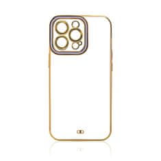 slomart modni ovitek case za samsung galaxy a13 5g gold frame gel cover vijoličen