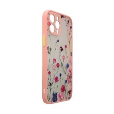 slomart ovitek design case za iphone 12 pro max cvetlično roza