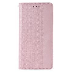 slomart etui z magnetnim paščkom za samsung galaxy s22 ultra pouch wallet + mini obesek z vrvico roza