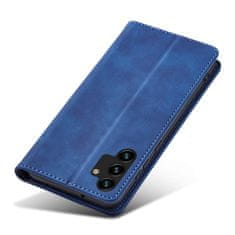 slomart elegantna torbica z magnetom za samsung galaxy a13 5g pouch wallet držalo za kartico, modra