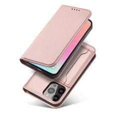 slomart magnet card case etui za iphone 14 pro max preklopno stojalo za denarnico roza