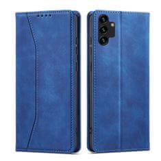 slomart elegantna torbica z magnetom za samsung galaxy a13 5g pouch wallet držalo za kartico, modra