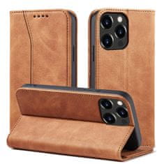 slomart magnet fancy case case case for iphone 13 pro max card wallet wallet card holder brown