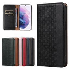 slomart etui z magnetnim paščkom za samsung galaxy s22 ultra pouch wallet + mini obesek za vrvico, črn