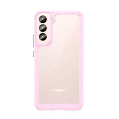 slomart ovitek outer space case za samsung galaxy s22 + (s22 plus) hard cover with gel frame pink