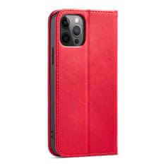 slomart magnet fancy case za iphone 12 pro max card wallet case card holder stand red