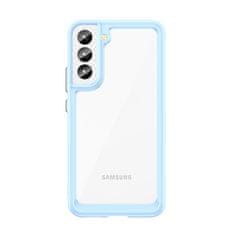 slomart ovitek outer space case za samsung galaxy s22 + (s22 plus) hard cover with gel frame blue