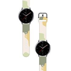 slomart pas moro za samsung galaxy watch 46 mm, silikonski pas, zapestnica za uro, vzorec 14