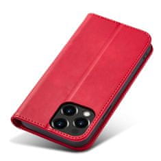 slomart magnet fancy case za iphone 13 pro max card wallet case card holder stand red