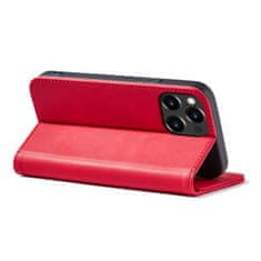 slomart magnet fancy case za iphone 13 pro max card wallet case card holder stand red