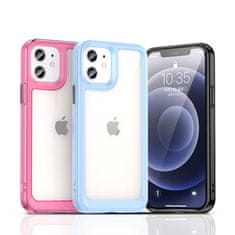 slomart trd ovitek outer space case za iphone 12 z gel okvirjem roza