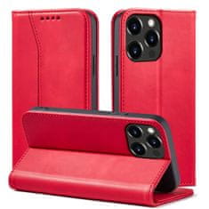 slomart magnet fancy case za iphone 13 pro card wallet case card holder red