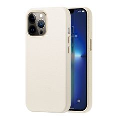 slomart dux ducis roma usnjen ovitek za iphone 13 pro max eleganten ovitek iz pravega usnja bele barve