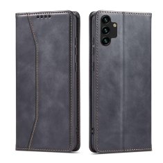 slomart elegantna torbica z magnetom za samsung galaxy a13 5g pouch wallet držalo za kartico, črna