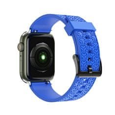 slomart pas za uro y trak za apple watch 7 / 6 / 5 / 4 / 3 / 2 / se (41 / 40 / 38mm) watch bracelet band blue