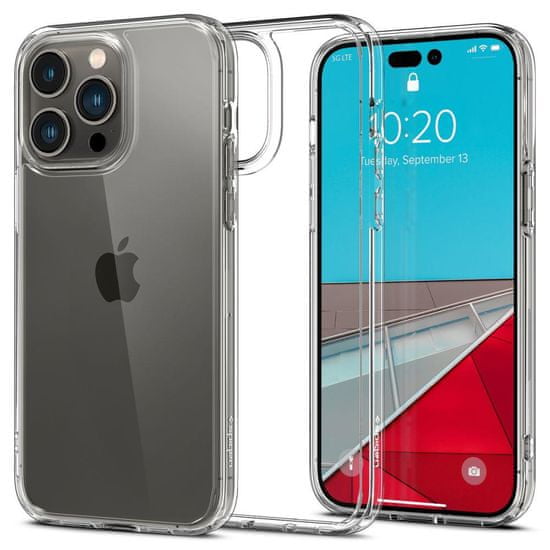 slomart spigen ultra hibridni iphone 14 pro kristalno prozoren