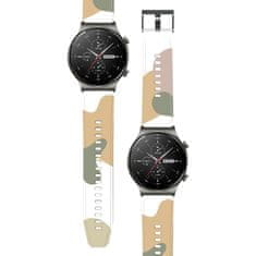 slomart pas moro pas za huawei watch gt2 pro silikonski trak camo watch bracelet (7)