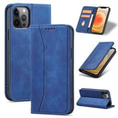 slomart magnet fancy case za iphone 12 pro max card wallet case card holder stand blue