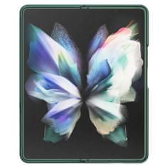 Nillkin camshield silky silicone case ovitek s pokrovom za kamero za samsung galaxy z fold 3 zelen