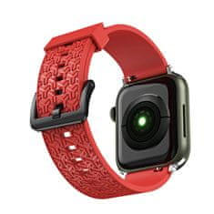 slomart pas za uro y trak za apple watch 7 / 6 / 5 / 4 / 3 / 2 / se (41 / 40 / 38mm) watch bracelet band rdeča