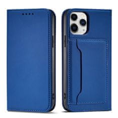 slomart ovitek z magnetno kartico za iphone 12 pro max pouch card wallet držalo za kartico modra