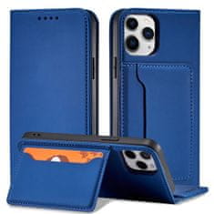 slomart ovitek z magnetno kartico za iphone 12 pro max pouch card wallet držalo za kartico modra