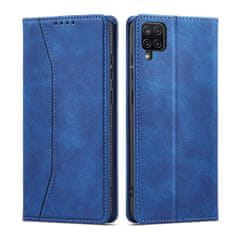 slomart magnet fancy case etui za samsung galaxy a12 5g pouch card wallet card stand blue