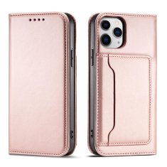 slomart ovitek z magnetno kartico za iphone 12 pro max pouch card wallet držalo za kartico roza