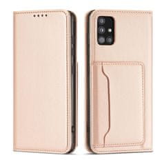 slomart ovitek z magnetno kartico za xiaomi redmi note 11 pro pouch wallet card holder roza