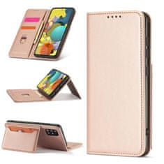 slomart ovitek z magnetno kartico za xiaomi redmi note 11 pro pouch wallet card holder roza