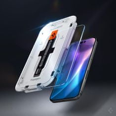 slomart spigen glas.tr "ez fit" 2-pack kaljeno steklo za iphone 14 pro jasno