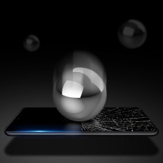 slomart dux ducis curved glass vivo x80 pro kaljeno steklo s črnim okvirjem