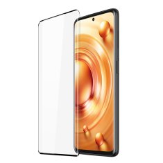 slomart dux ducis curved glass vivo x80 pro kaljeno steklo s črnim okvirjem