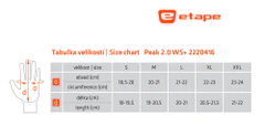 Etape Peak 2.0 WS+ zimske rokavice, črno rumena, M