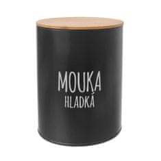 Skleda za moko gladka Črna s premerom 13 cm