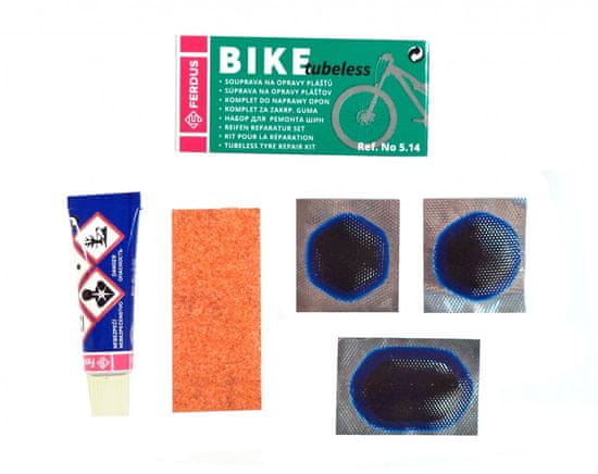 FERDUS Lepljenje BIKE tubeless-set