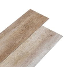 Greatstore PVC talne plošče 5,26 m2 2 mm barva lesa