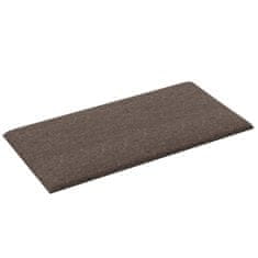 Vidaxl Stenski paneli 12 kosov taupe 30x15 cm blago 0,54 m²