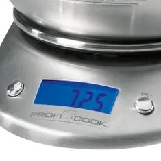 ProfiCook KW 1040 kuhinjska tehtnica, digitalna, z 2L posodo