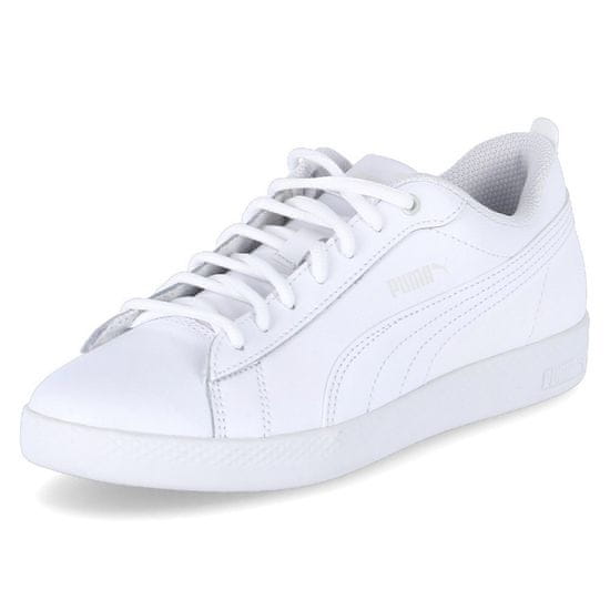 Puma Čevlji bela Low Smash Wns