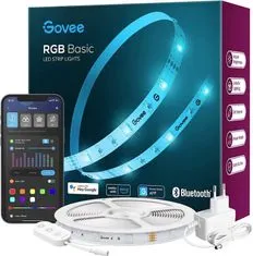 Govee WiFi RGB Smart LED pašček, 5 m