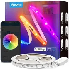 Govee WiFi RGBIC Smart PRO LED pašček, 10m, izjemno trpežen