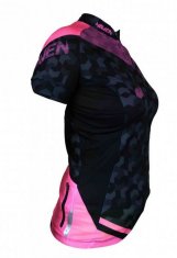 HAVEN Ženska kratka majica SINGLETRAIL black/pink - XXL