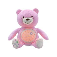 Chicco Medvedek s projektorjem in glasbo Baby Bear First Dreams pink 0m+