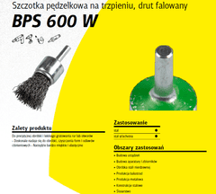 shumee K.BRUSH KRTAČA 12mm BPS600W VALOVITA NERJAVEČA ŽICA