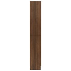 Vidaxl Vitrina rjavi hrast 82,5x30,5x185,5 cm konstruiran les