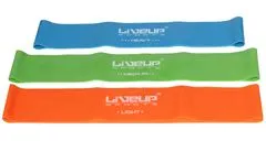 LiveUp Multipack 4pcs Aerobna guma za fitnes guma 50 x 5 cm modra, H