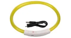 Merco Multipack 2 kosa svetleče svetleče ovratnice za pse rumene barve, 50 cm